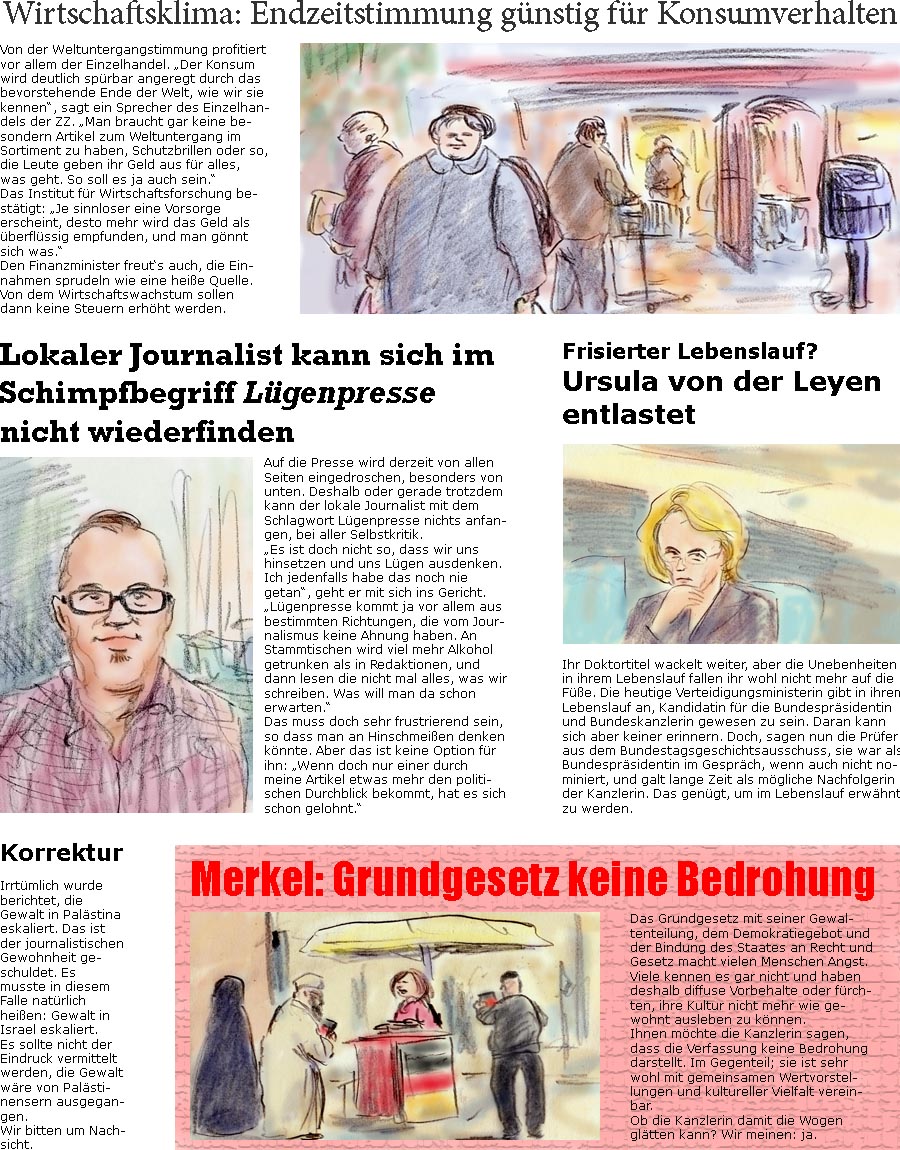 Zellerzeitungde Online Satirezeitung Von Bernd Zeller